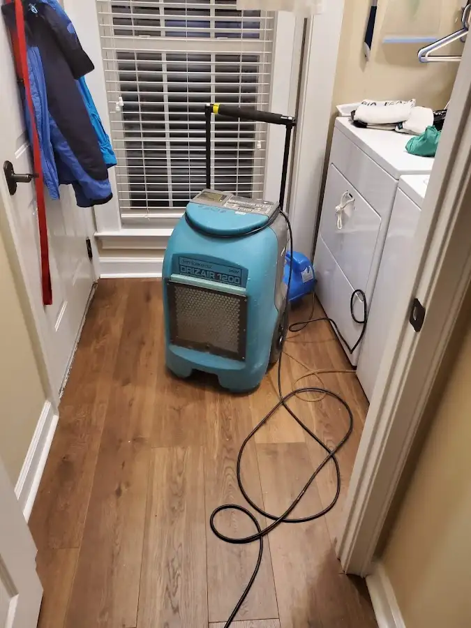 Commercial dehumidifier deployed for Flood Damage Cleanup in Sans Souci