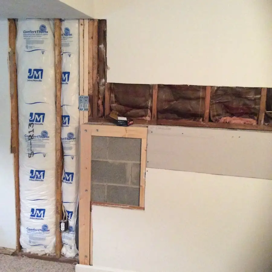 Wall insulation replacement during Structural Drying in Sans Souci